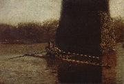 Thomas Eakins Two Person Dinghy oil on canvas